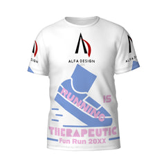 Men's ShortSleeve TShirt Customized Services ALFA   RUN GOOD
