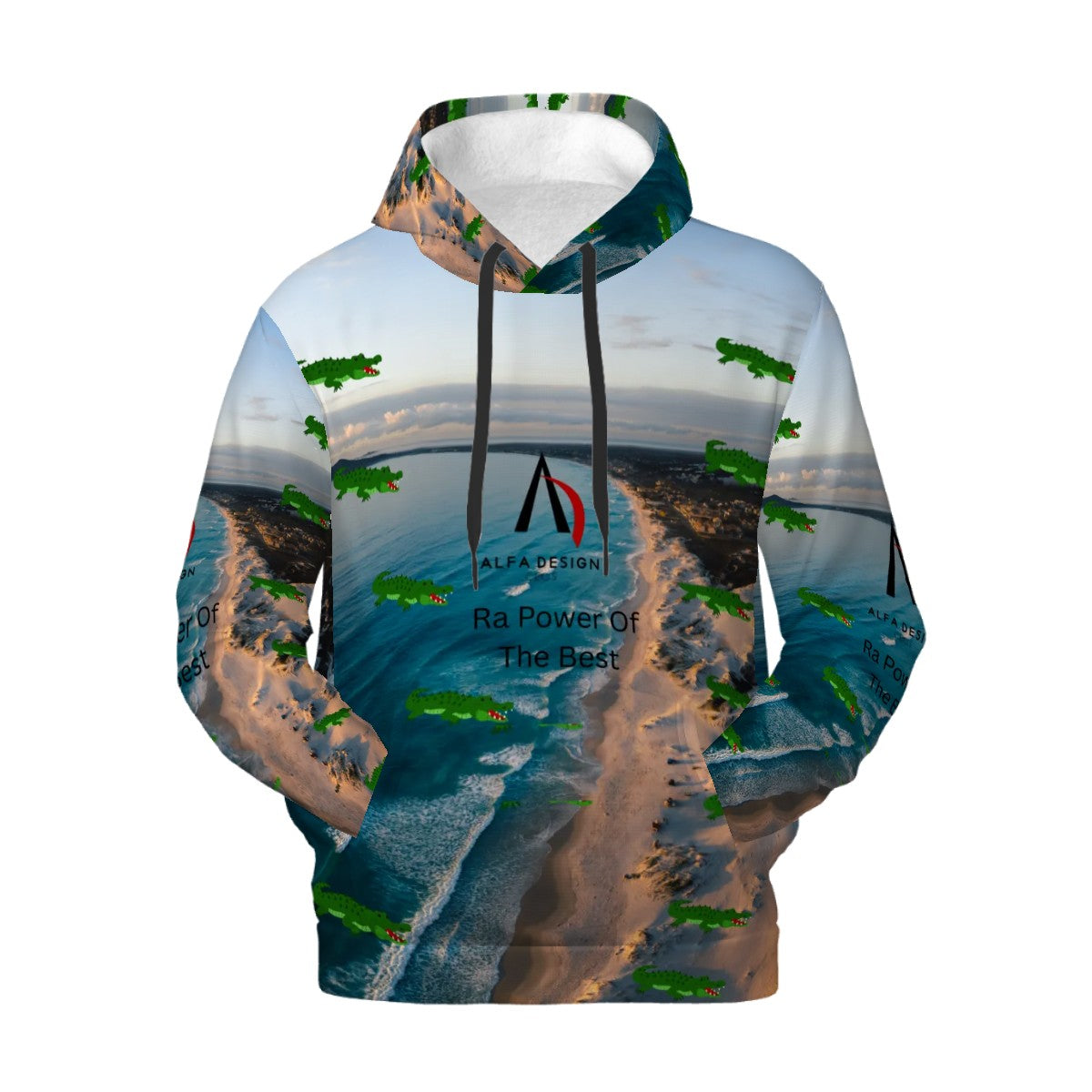 Mens Hoodie with Pockets Customized Services ALFA   99991 ALFA ROCK STAR ALFA   I0002