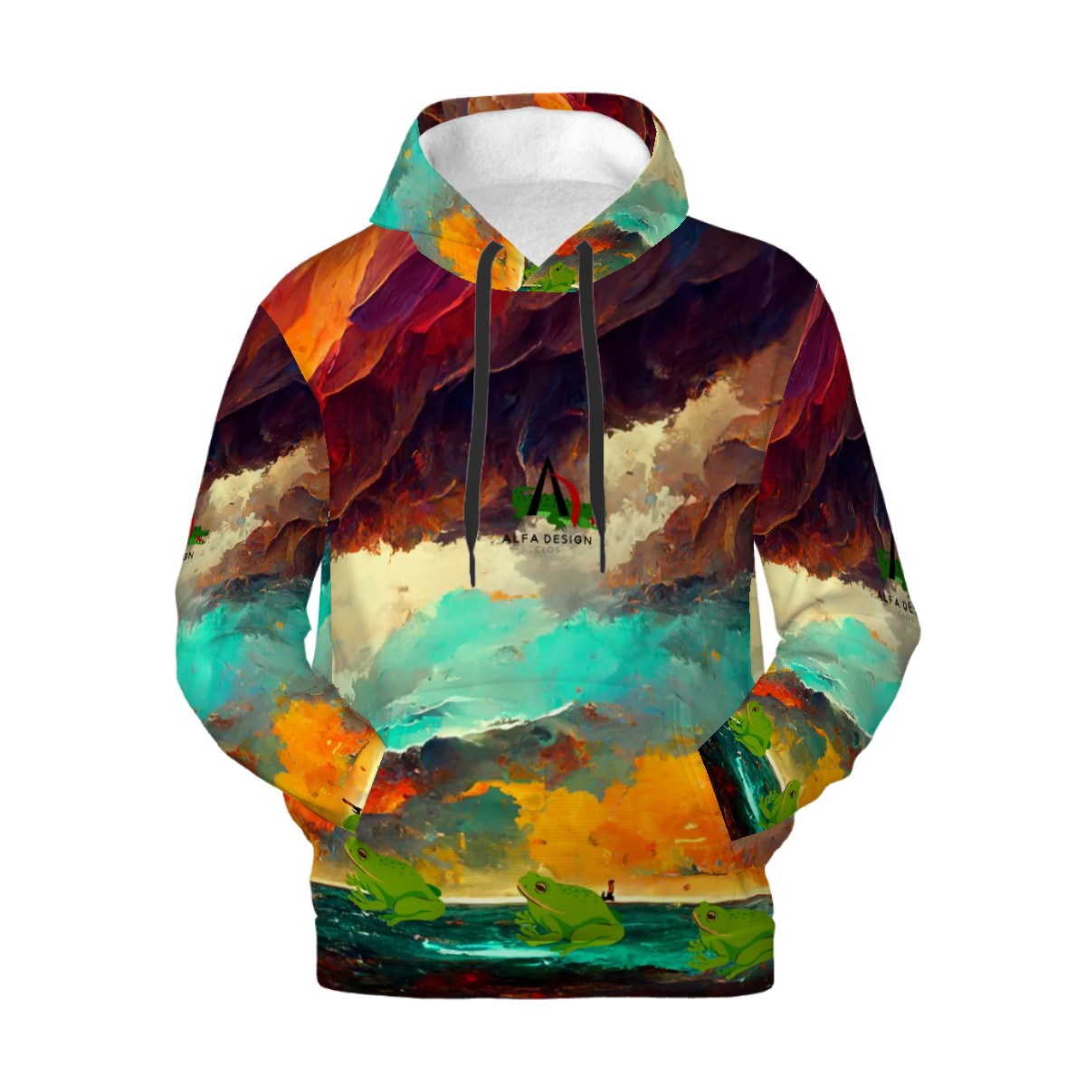 Mens Hoodie with Pockets Customized Services ALFA   V V10 ALFA  V V15 ALFA   V V27