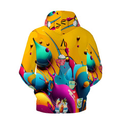 Mens Hoodie with Pockets Customized Services ALFA   333349